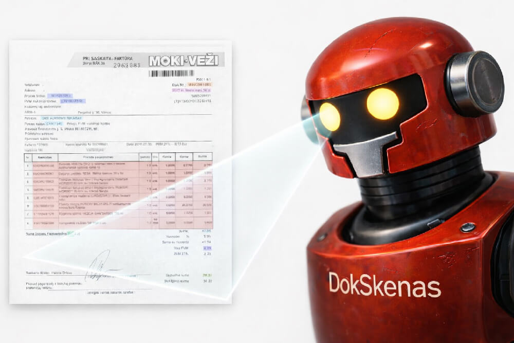 DokSkenas - sąskaitų skaitmenizavimas