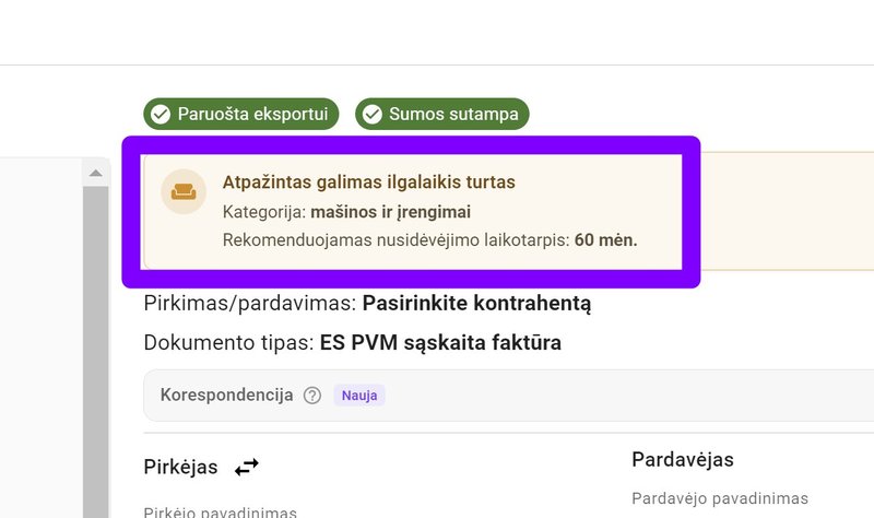atpazintas_ilgalaikis_turtas_skaitmenizuojant_saskaitas
